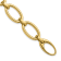 18K Yellow Gold 17.4mm Oval Link 8 inch Bracelet
