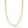 Rachel Zoe Circular Link Chain Necklace in 14K Gold Over Brass