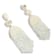 White Fringe Seed Bead Earring