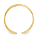 14K Yellow Gold Adjustable Polished Band Toe Ring