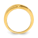 14K Yellow Gold Men's Diamond Band 0.15ctw