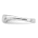 Rhodium Over Sterling Silver Polished Elongated Heart Children's Ring