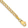 14k Yellow Gold 2.85mm Curb Link Bracelet, 7 Inches