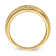 10K Yellow Gold Lab Grown Diamond, SI1/SI2, G H I, Men's Ring