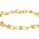 Stirrup Briglia Link Bracelet In 18K Gold Over Bronze