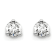 14K White Gold Lab Grown Diamond 1/5ctw Certified VS/SI GH 3-Prong Earrings