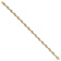 14K Two-tone Gold 5.6mm Polished Fancy Link Bracelet