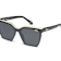 Quay Level Up Black Gold Square Frame / Smoke Lenses Sunglasses