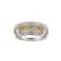 Yellow And White Cubic Zirconia Platinum Over Sterling Silver Ring 7.86ctw
