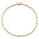 14k Yellow Gold 2.23mm Polished Fancy Box Links Bracelet