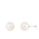 14k White Gold 10-11mm White Freshwater Pearl Stud Earrings
