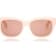 Kate Spade Nude Frame / Pink Brown Lenses Sunglasses