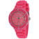 Oceanaut Women's Acqua Pink Dial, Pink Rubber Strap Watch