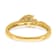 10K Yellow Gold Lab Grown Diamond Cluster Engagement Ring 0.19ctw