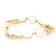 Cultured Freshwater Pearl Station Bracelet In 18K Gold Over Bronze 9mm