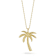 Sterling Statements 14K Yellow Gold Over Sterling Silver Palm Tree
Pendant Necklace