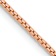 14k Rose Gold 1mm Solid Box 16 Inch Chain