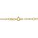 Children's Dog Charm Rolo Chain Bracelet in 18K Yellow Gold Over
Sterling Silver