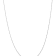 Rhodium Over 14k White Gold 1mm Solid Singapore 16 Inch Chain