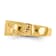 14K Yellow Gold Footprints Toe Ring