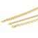 Curb Link Bracelet Set Of Three In 18K Gold Over Bronze