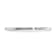 Rhodium Over 10K White Gold 1.2mm Flat Stackable Expressions Band