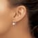 Rhodium Over 14K White Gold 6-7mm Round White Akoya Cultured Pearl
Leverback Earrings