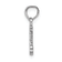 Rhodium Over 14k White Gold Polished Block Letter J Initial Pendant