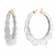 14K Yellow Gold Over Sterling Silver Acrylic and Hand Painted Enamel
Bamboo Illusion Hoops in Pixi