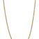 14k Yellow Gold 3.5mm Diamond-Cut Rope 16 Inch Chain