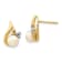 14K Yellow Gold and Rhodium 5-6mm Button Freshwater Cultured Pearl
0.02ct Diamond Post Earrings