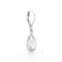 White Topaz Rhodium Over Sterling Silver Earrings 5.00ctw