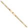 14k Yellow Gold Medical Soft Diamond Shape Red Enamel Flat Figaro Link
ID Bracelet