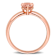 Morganite 14K Rose Gold Ring 1.00ctw