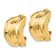 14k Yellow Gold Omega Clip Non-pierced Earrings