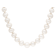 Freshwater Pearl Beaded Necklace In Sterling Silver