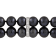 7-7.5mm Black Cultured Freshwater Pearl Silver  Bracelet
