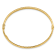 14K Yellow Gold Diamond Cut 4mm Hinged Bangle