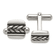 Stainless Steel Antiqued and Polished Cuff Links