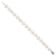 Rhodium Over Sterling Silver 10-11mm White Freshwater Cultured Pearl Bracelet