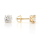 Certified White Lab-Grown Diamond H-I SI 14k Yellow Gold Stud Earrings 2.00ctw