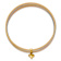 14k Tri-color Gold 11mm Oversized Set of 7 Textured Slip-on Bangles with
Dangle Heart Charm
