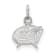Rhodium Over Sterling Silver NHL LogoArt Columbus Blue Jackets Extra
Small Pendant
