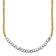 14K Two-tone Diamond-cut Beaded 18-inch Necklace