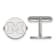 Rhodium Over Sterling Silver LogoArt University of Michigan Cuff Links