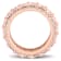 Morganite and Diamond 14K Rose Gold Ring 10.57ctw