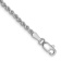 Rhodium Over 14k White Gold Spiga Link Bracelet