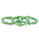 Green Turquoise Chip Bead Stretch Bracelet Set Of 3
