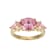 Pink Cubic Zirconia 18k Yellow Gold Over Sterling Silver October
Birthstone Ring 5.62ctw