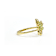 Peridot White Topaz 14K Yellow Gold Over Sterling Silver Ring